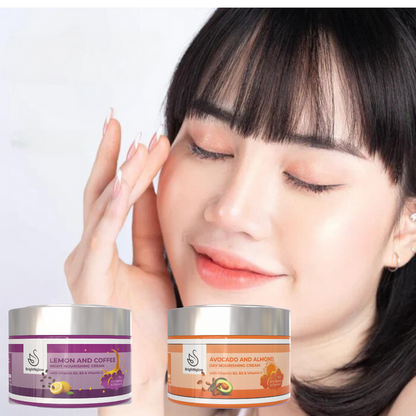 Vitamin C Serum 1 Pack + Day and Night Glow Cream ( Combo ) 2 Pack one is Day cream and second one is Night cream🔥🔥 FOR FIRST 100 CUSTOMERS ONLY