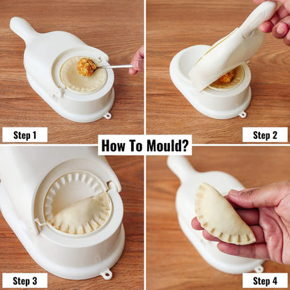4in1 Puri,Gujiya,Momo&  Modak Maker(Assorted Colour)